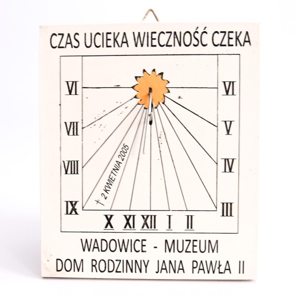 zegar słoneczny ceramika